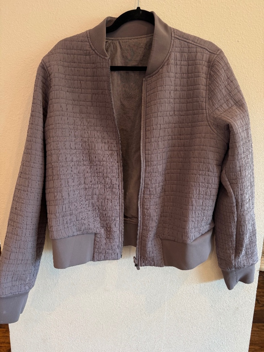 Lululemon Mauve Bomber Jacket
